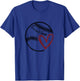 Baseball Gram Heart Grandma T-Shirt - T-Shirt | Royal