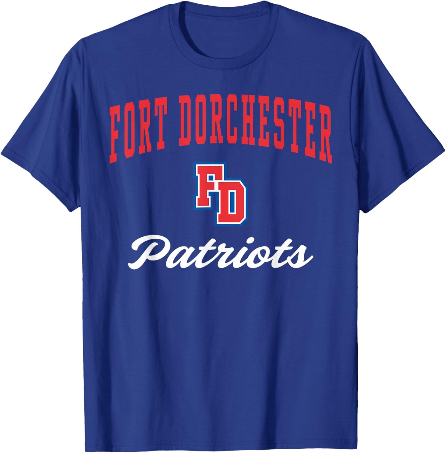 Fort Dorchester High School Patriots C3 T-Shirt - T-Shirt | Royal