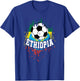 Ethiopia Soccer Ethiopian Football Habesha Futbol T-Shirt - T-Shirt | Royal