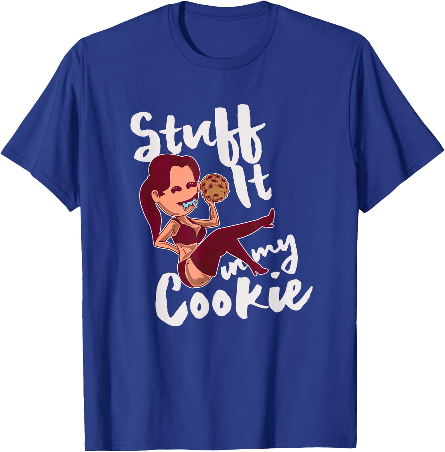 Funny Naughty Cookies Bakery Baker Gift Confectionery T-Shirt - T-Shirt | Royal