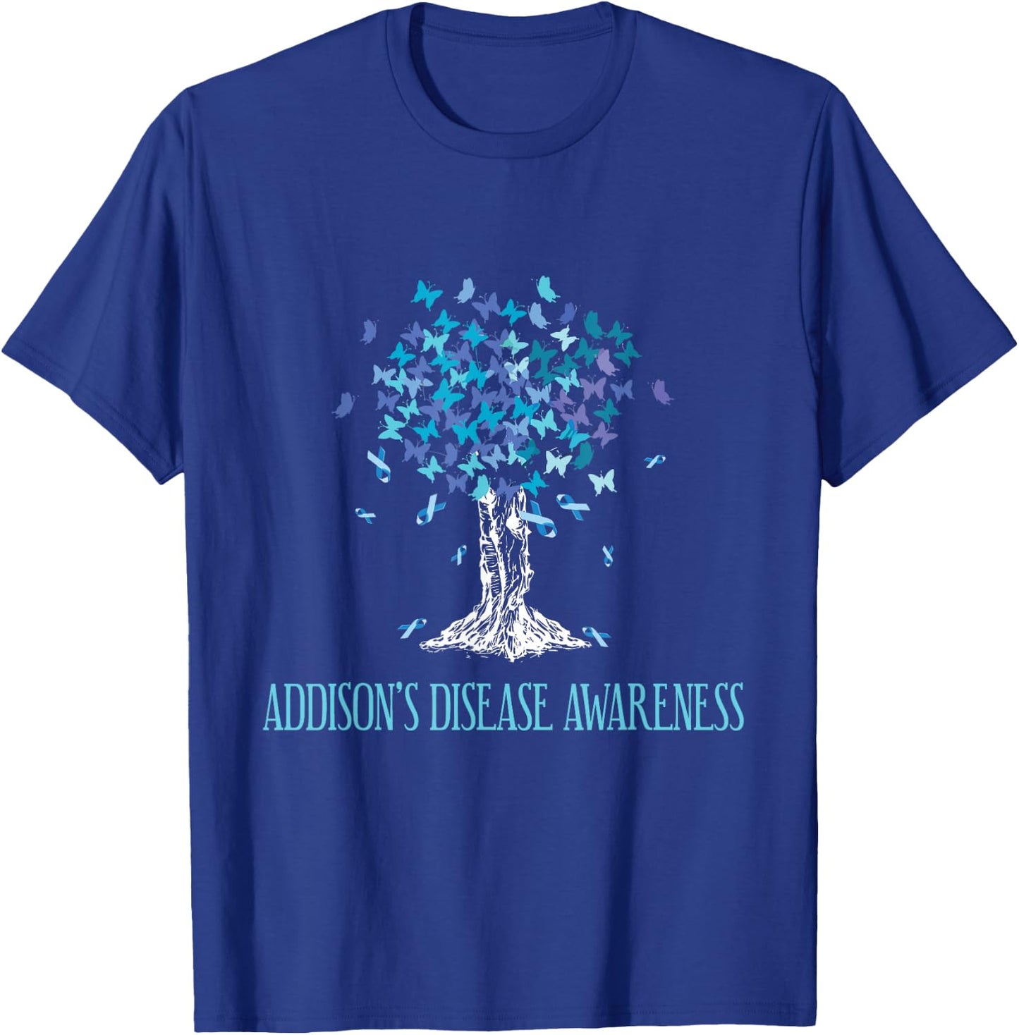 Addisons Disease Awareness Gift Addisons Disease Survivor T-Shirt - T-Shirt | Royal