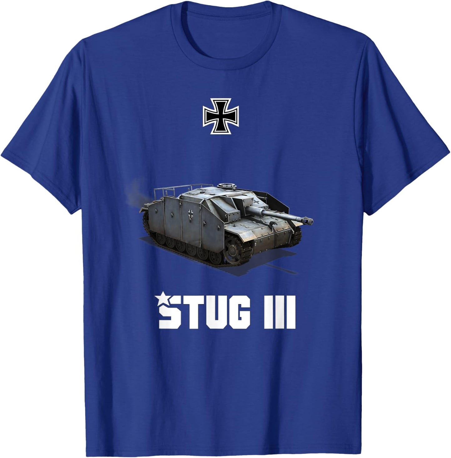 StuG III Ausf. G German Tank Destroyer WW2 Military T-Shirt - T-Shirt | Royal