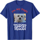 Maltese Dog Emotional Support Human Funny Shirt T-Shirt - T-Shirt | Royal