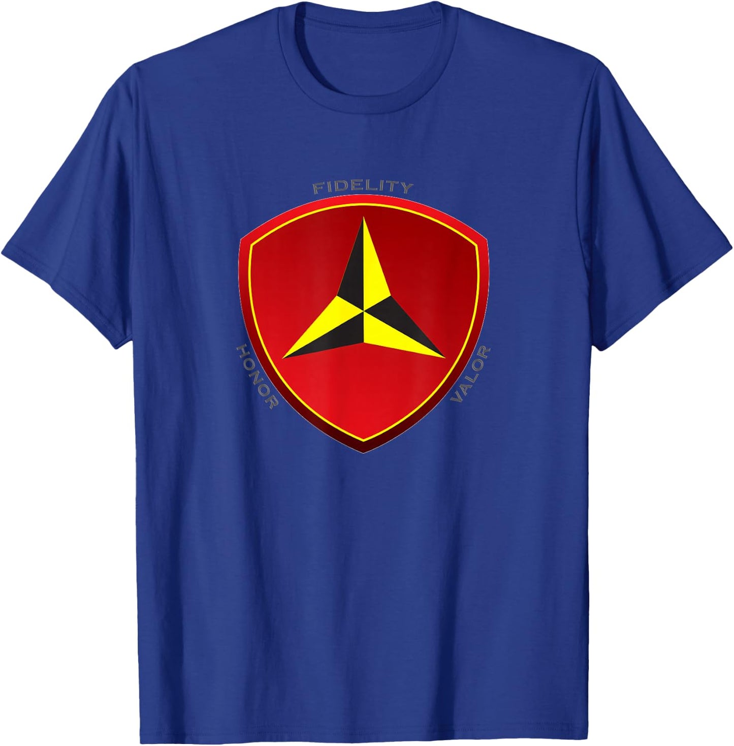 U. S. Marine Corps EGA 3rd Division T-Shirt - T-Shirt | Royal