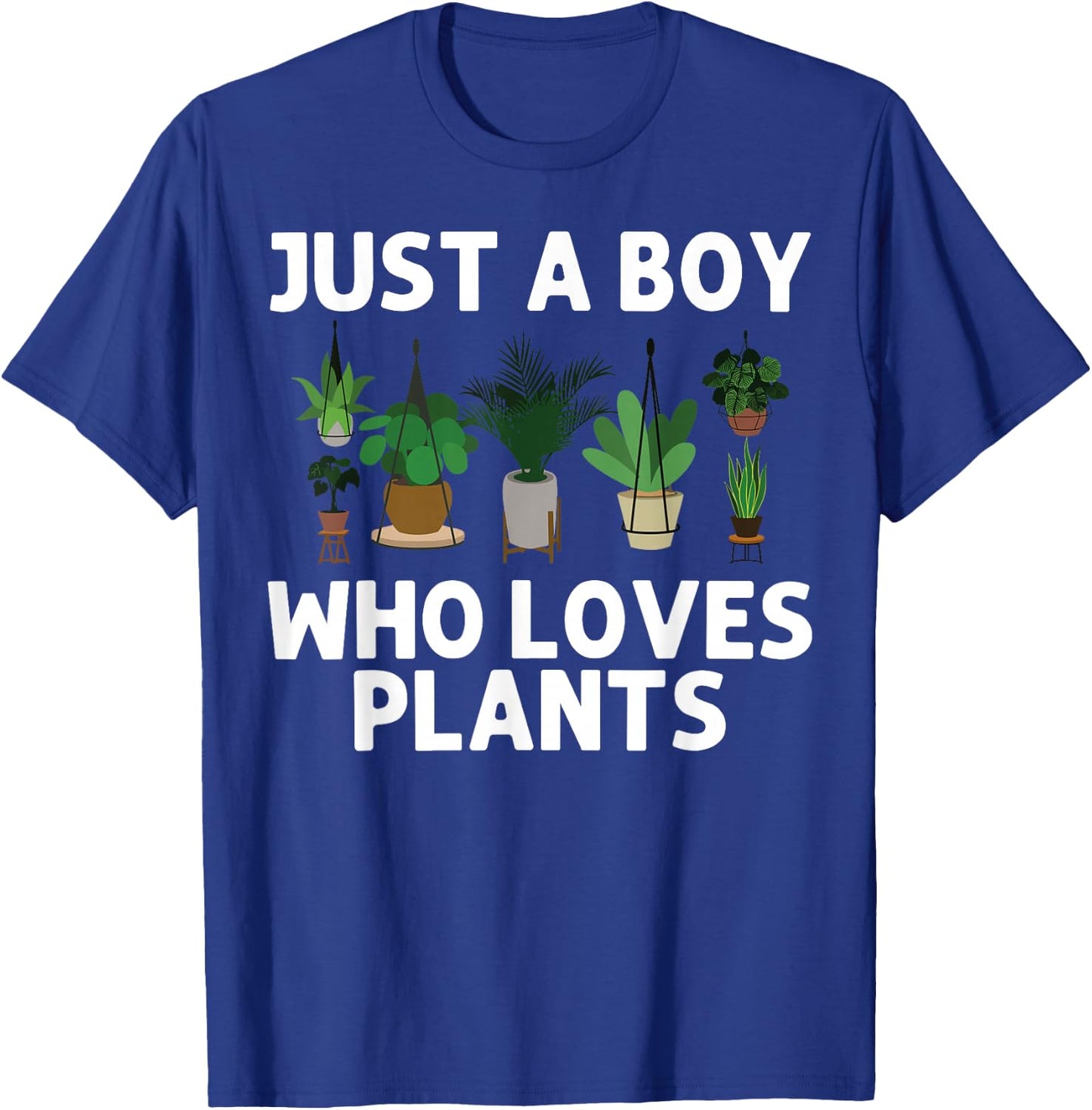 Cool Plant For Boys Kids Pot Gardener Plant Lover Gardening T-Shirt - T-Shirt | Royal