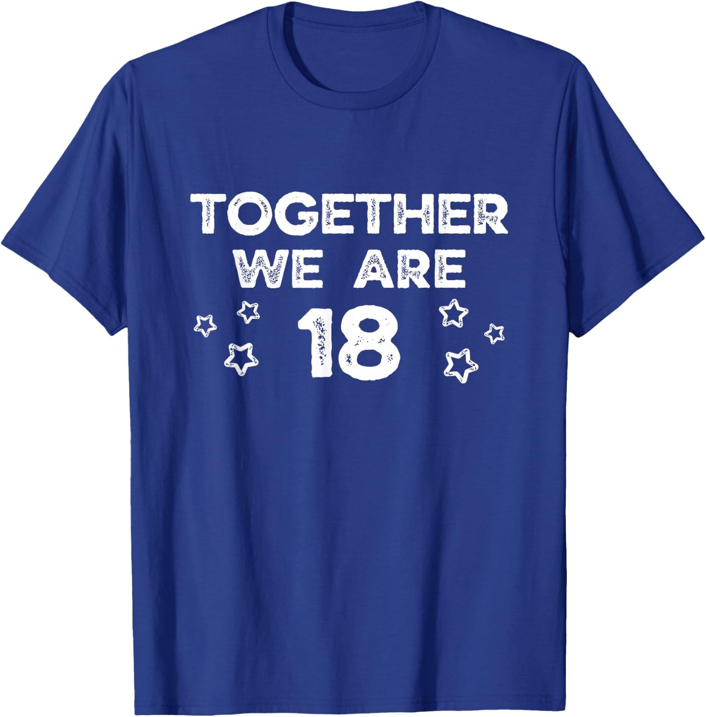 9th Twins Birthday 9 Twin Birthday Together We Are 18 T-Shirt - T-Shirt | Royal