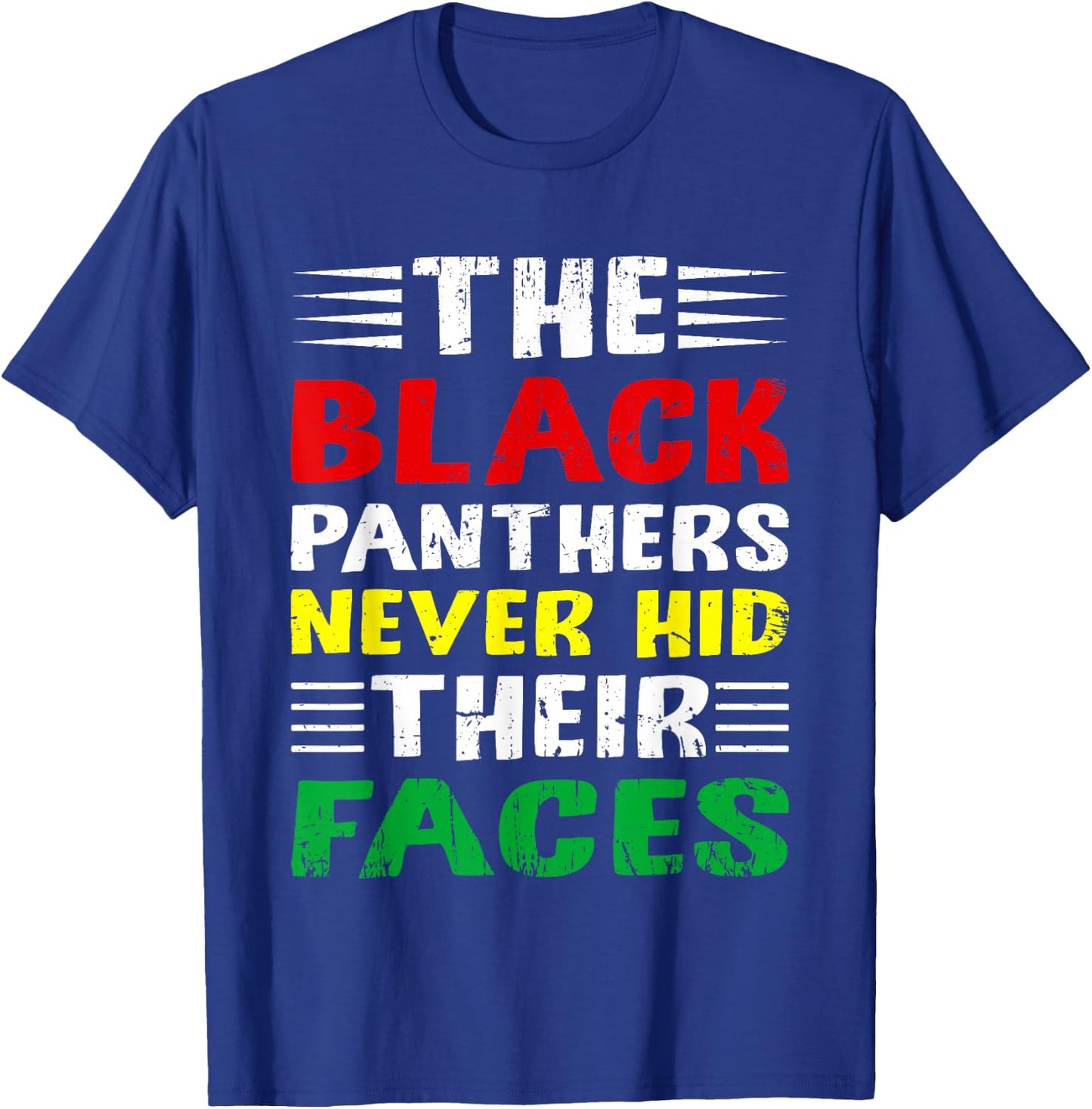 The Black Panthers Never Hid Their Faces Black Activists Fan T-Shirt - T-Shirt | Royal