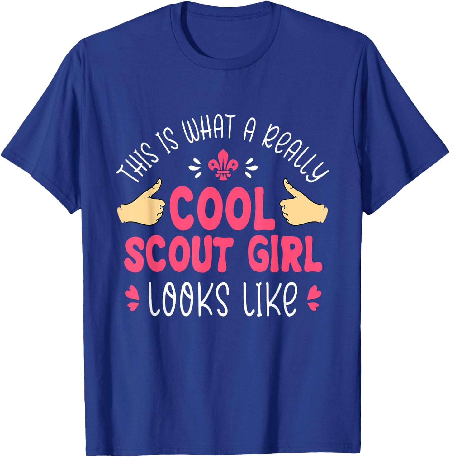 This Is What A Really Cool Scout Girl Looks Like - Scouting T-Shirt - T-Shirt | Royal