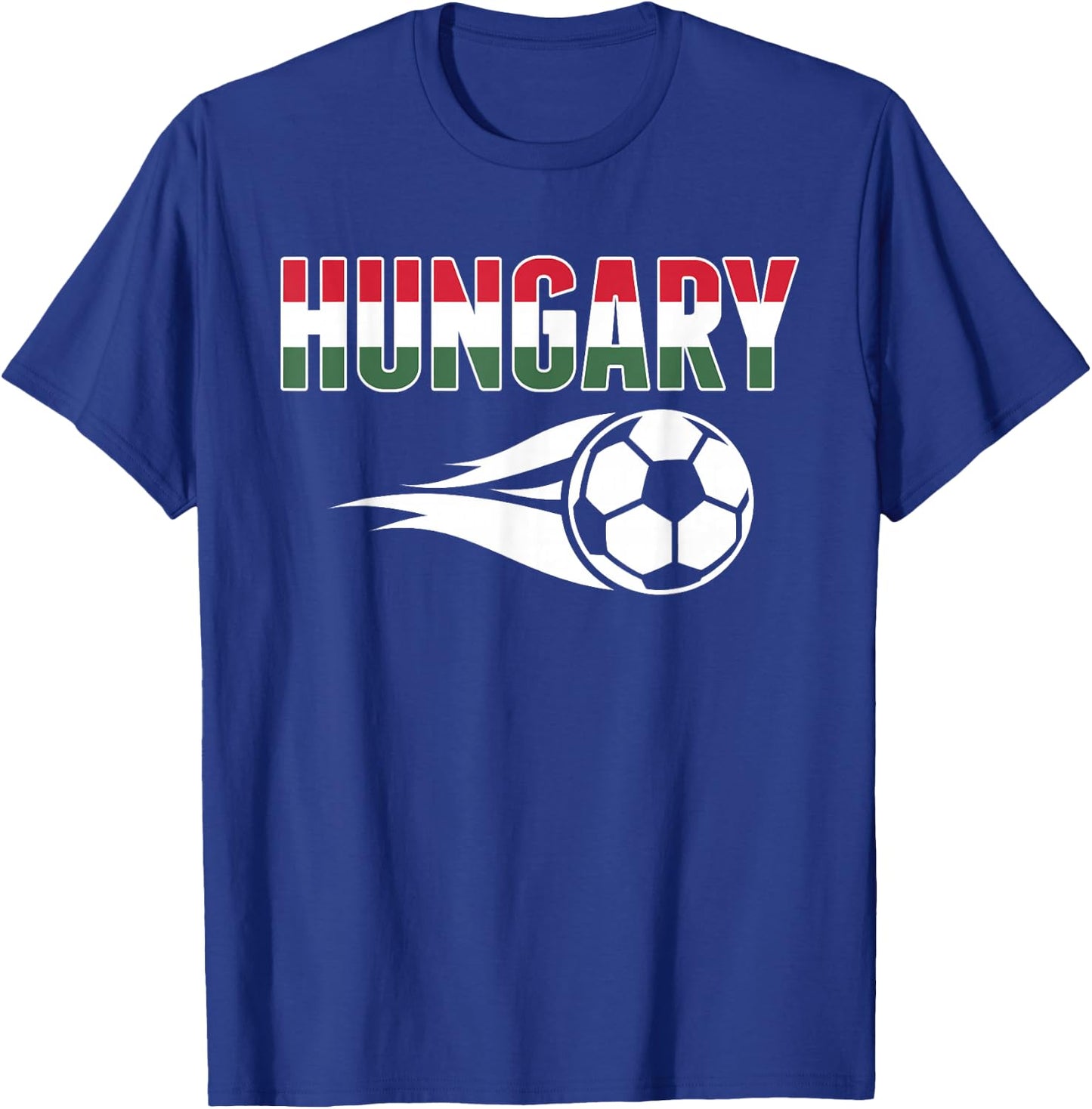 Hungary Soccer Fans Jersey - Hungarian Flag Football Lovers T-Shirt - T-Shirt | Royal