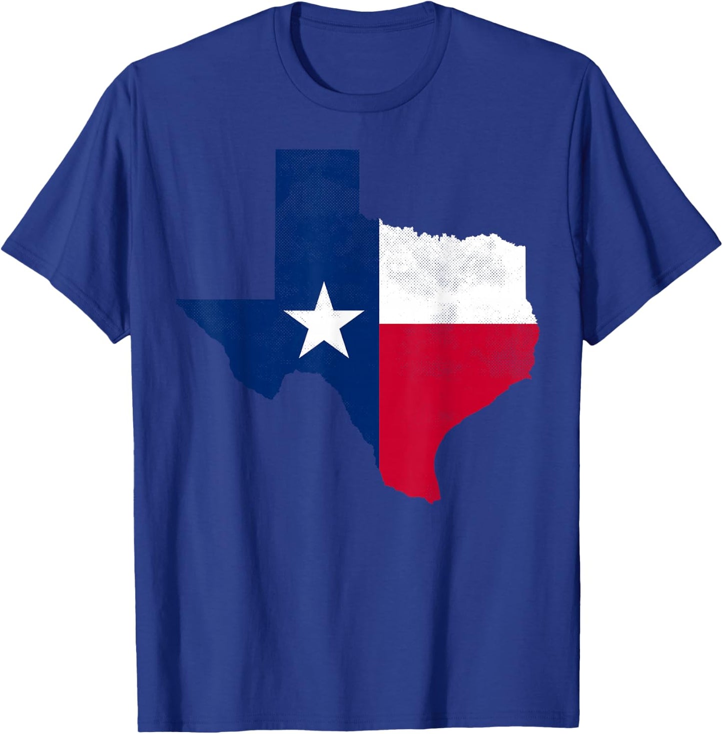 Texas State USA Distressed Flag Grunge Women Men Kids Texas T-Shirt - T-Shirt | Royal