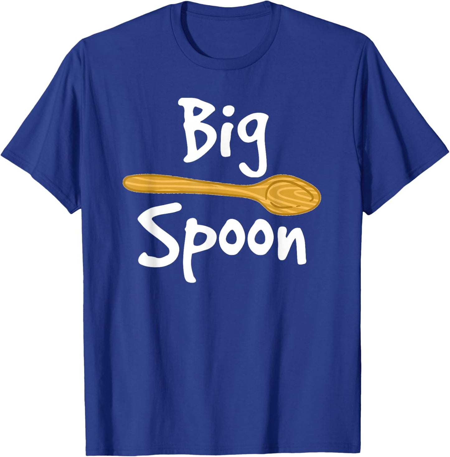 Cute Big Spoon Little Spoon Matching Couple T-Shirt - T-Shirt | Royal