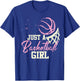 Basketball Player Women Just A Basketball Girl Basketball Small T-Shirt - T-Shirt | Royal