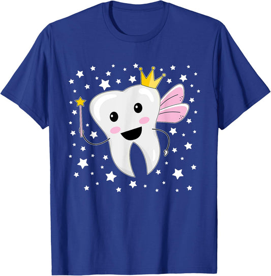 Tooth Fairy Halloween Costume Dental Assistant Dentist T-Shirt - T-Shirt | Royal