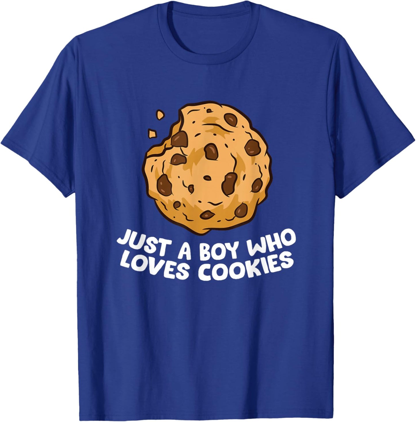 Just a Boy Who Loves Cookies Christmas Cookies T-Shirt - T-Shirt | Royal