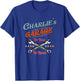 CHARLIE'S GARAGE funny shirt boys teens gift T-Shirt - T-Shirt | Royal