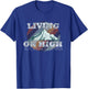 Vintage Living On High Rocky Mountains T-Shirt - T-Shirt | Royal