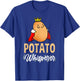 Potato Whisperer Potato Queen T-Shirt - T-Shirt | Royal
