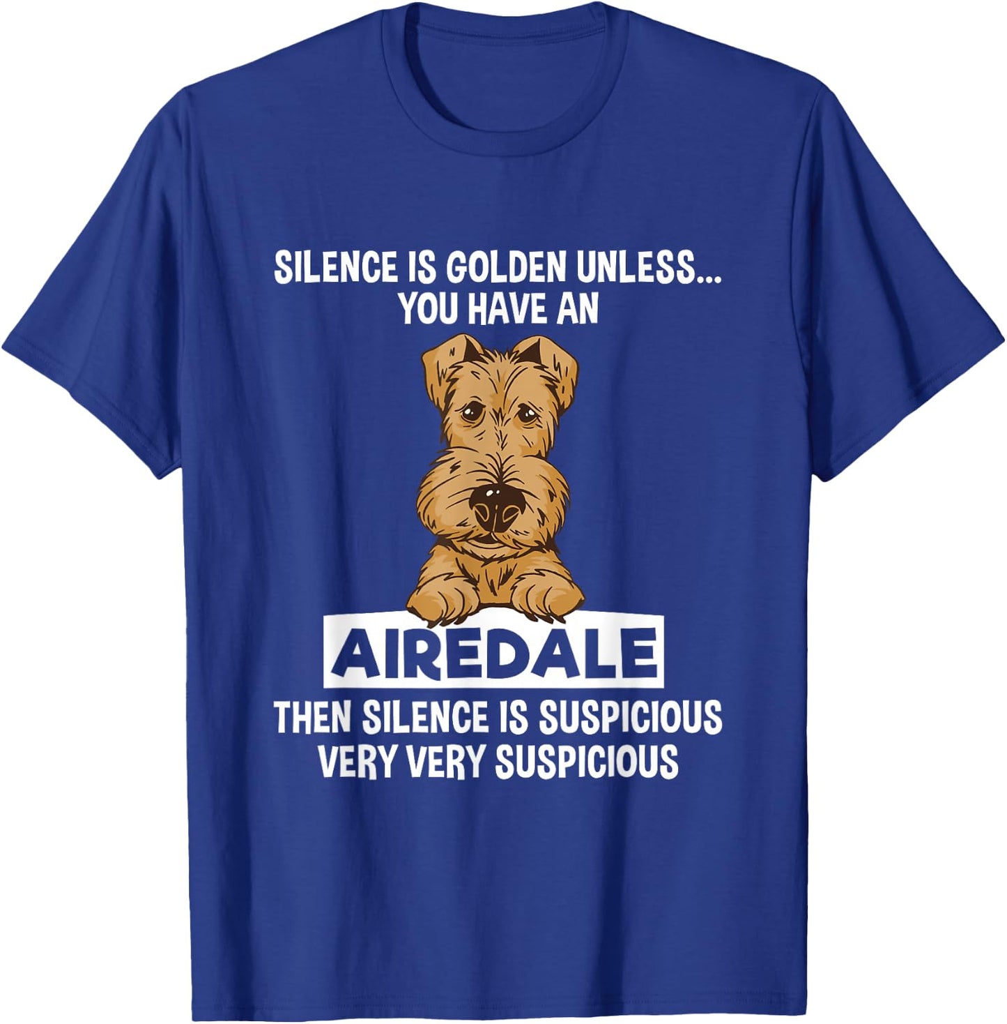 Dog Lover Airedale Terrier T-Shirt - T-Shirt | Royal