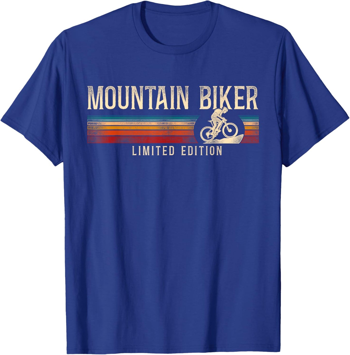 Enduro MTB Mountain Bike Riding Downhill Retro Vintage T-Shirt - T-Shirt | Royal