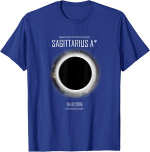 Sagittarius A, Black Hole Day Commemorative T-Shirt - T-Shirt | Royal