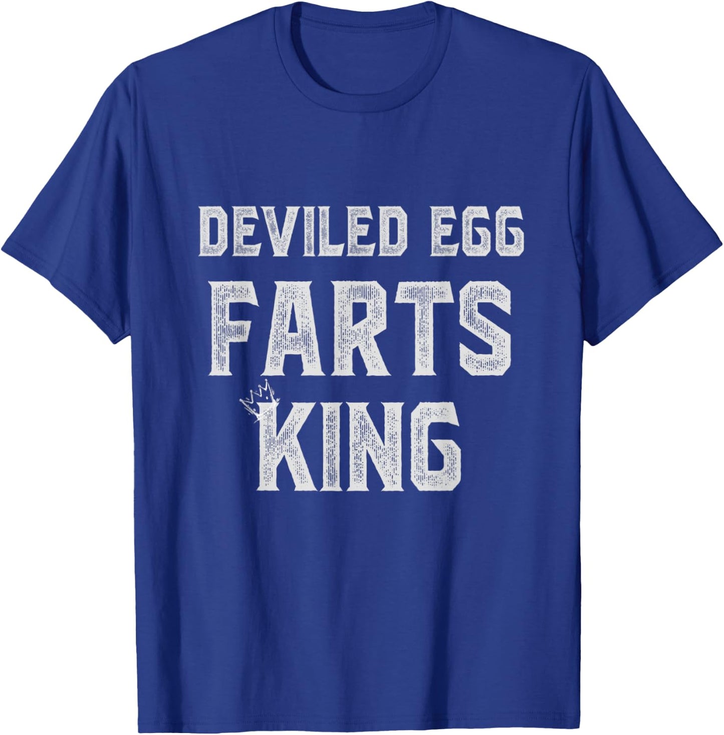 Funny Deviled Egg Farts King Thanksgiving Farting Dad Men's T-Shirt - T-Shirt | Royal