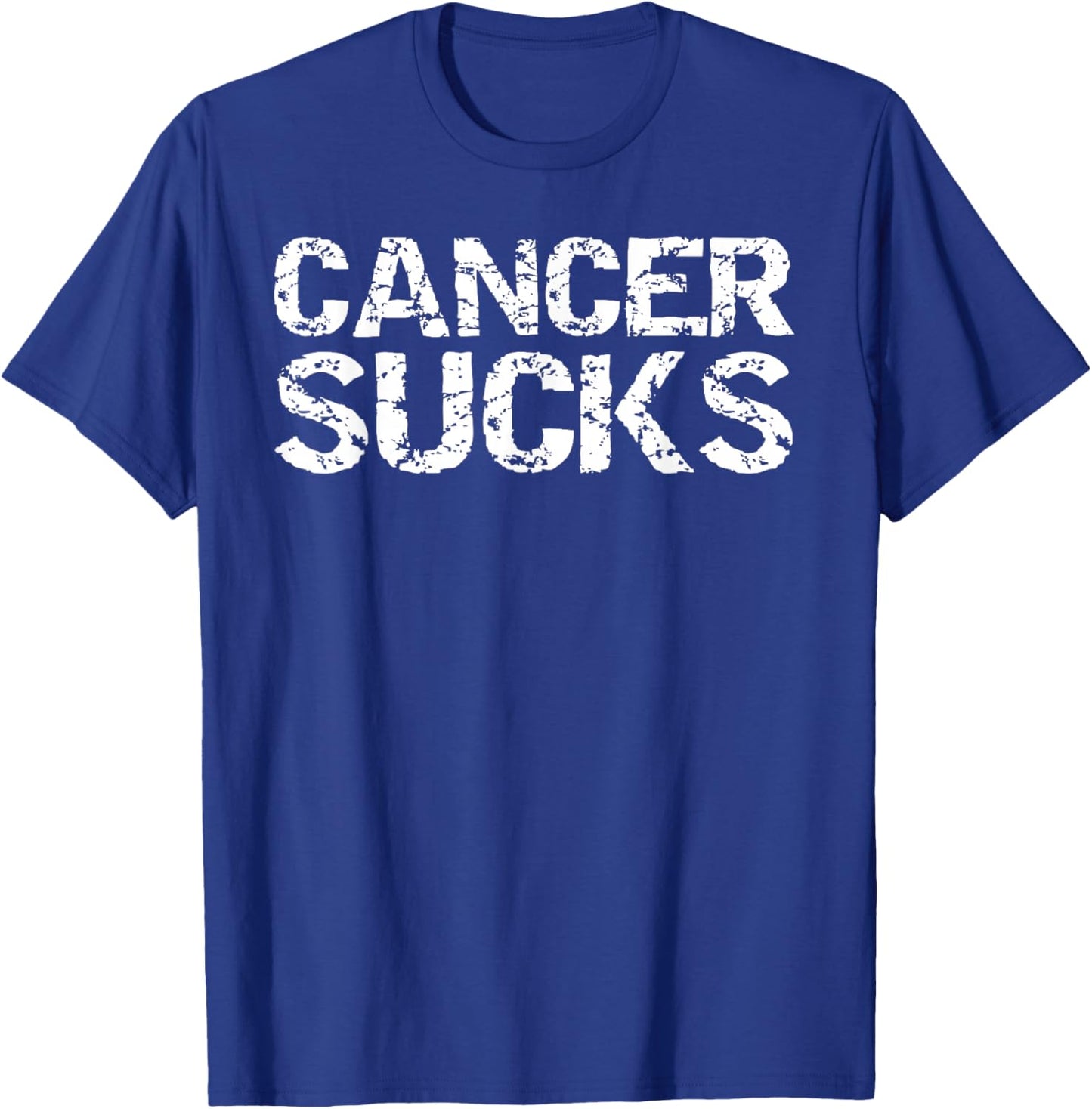 Funny Cancer Treatment Patient Gift Encouraging Cancer Sucks T-Shirt - T-Shirt | Royal