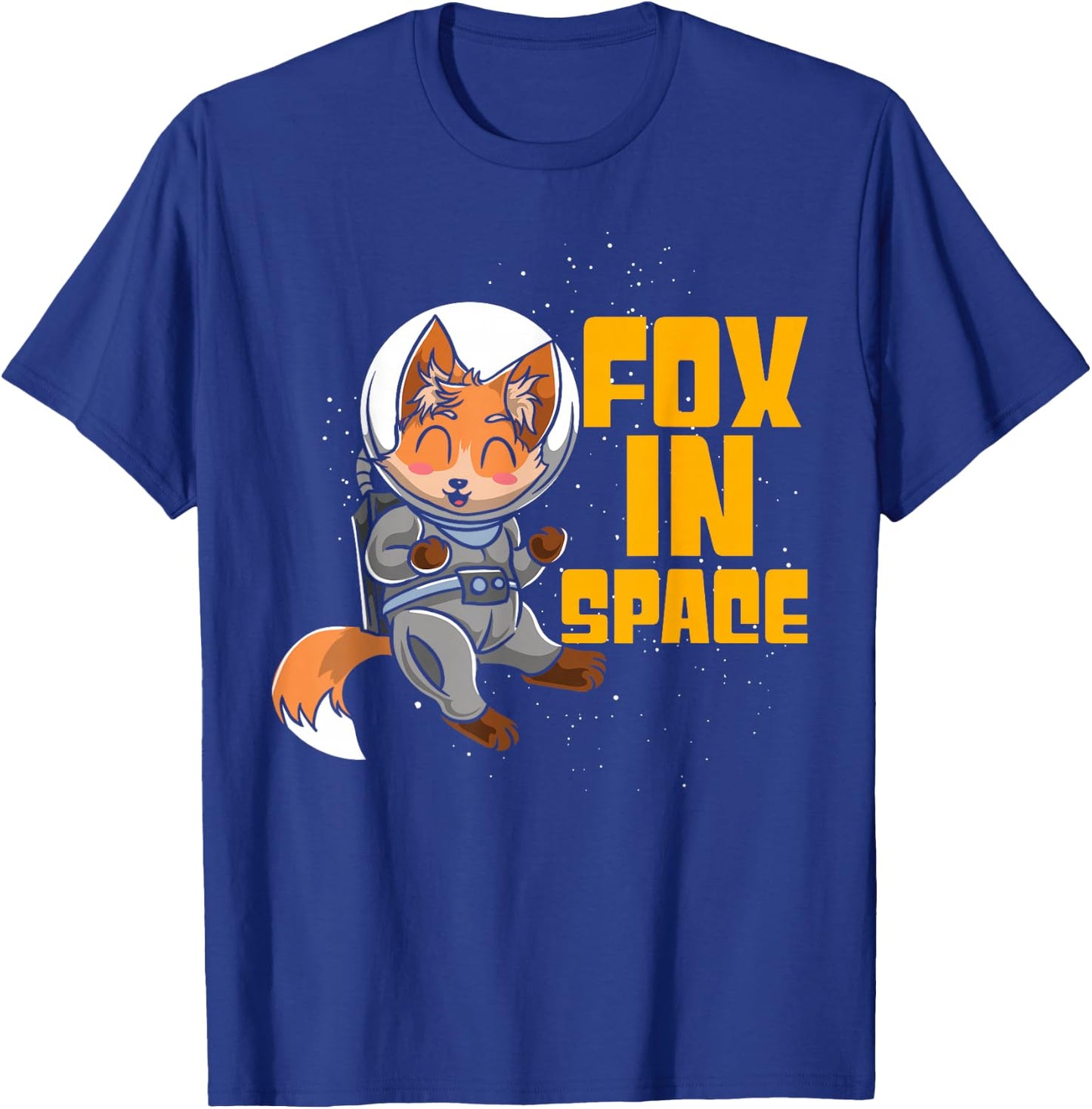 Fox In Space Fennec Fox Astronaut T-Shirt - T-Shirt | Royal