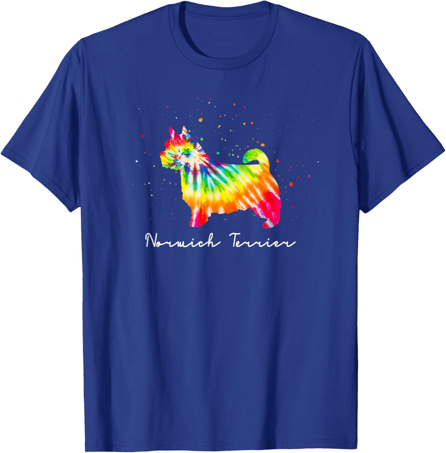 Colorful Norwich Terrier Dog Mom Gifts Norwich Terrier Men Women Kids T-Shirt - T-Shirt | Royal