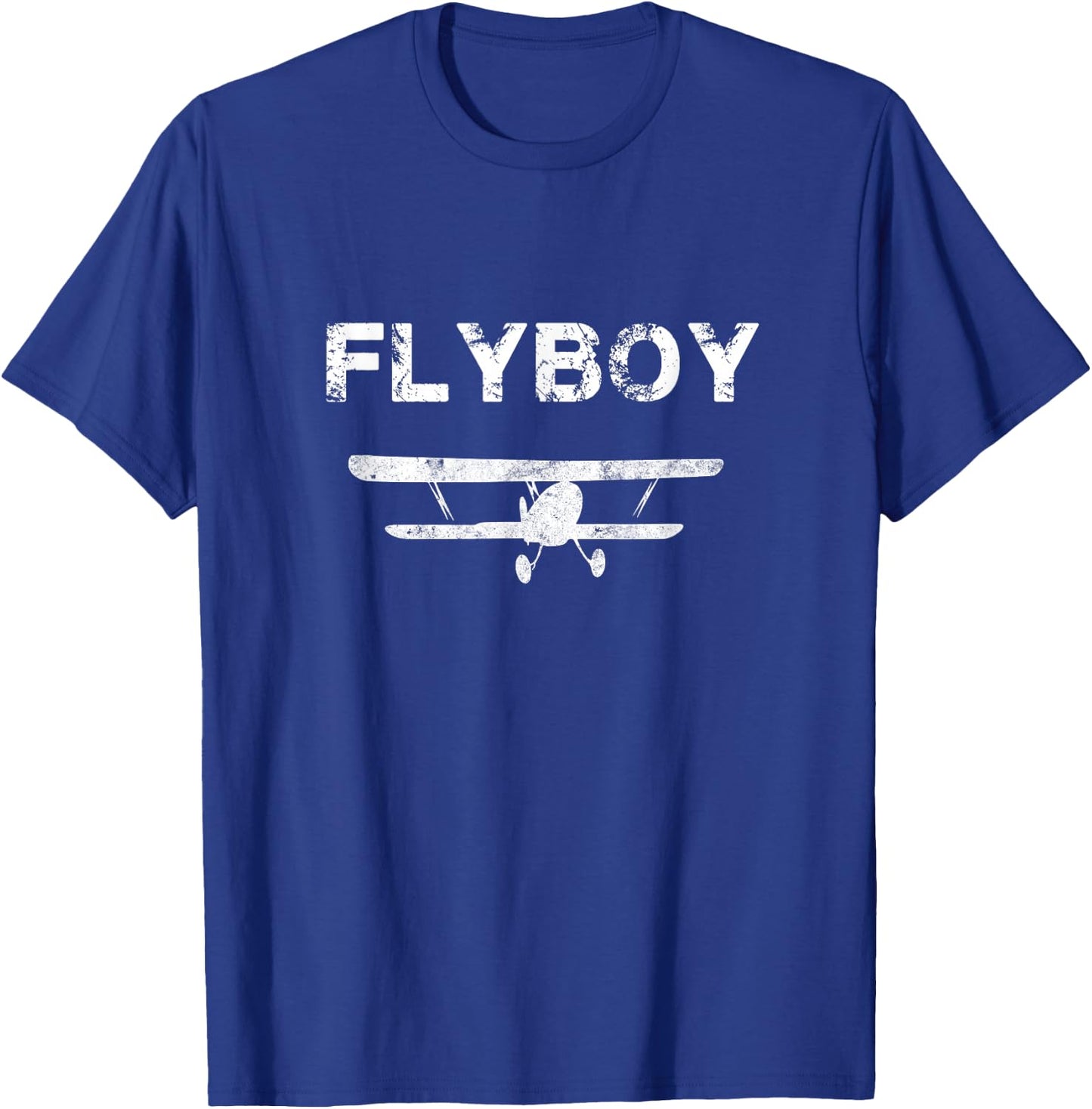 Flyboy Airplane Pilot T-Shirt - T-Shirt | Royal