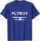 Flyboy Airplane Pilot T-Shirt - T-Shirt | Royal