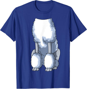 Easy Poodle Costume Poodle Body Headless Poodle Costume T-Shirt - T-Shirt | Royal