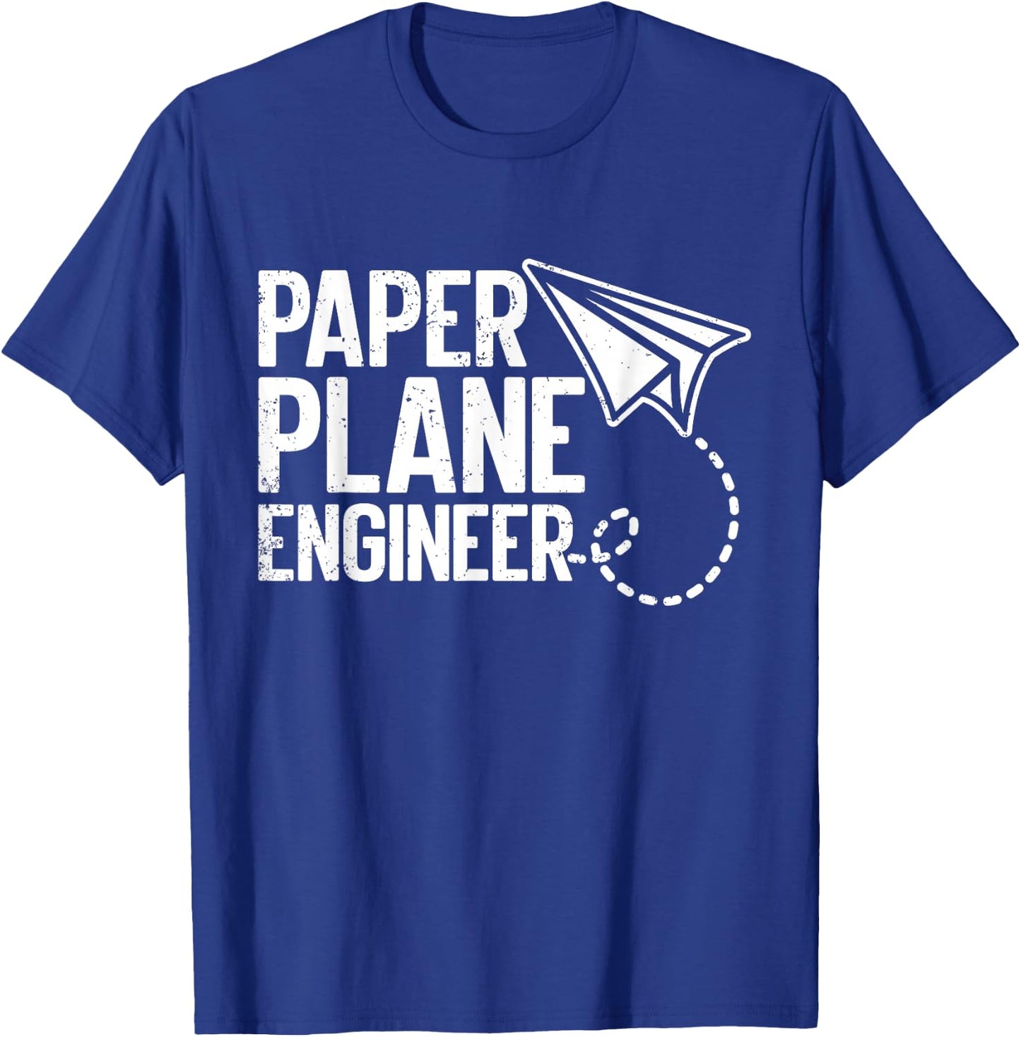 Paper Plane Engineer Airplane Origami Paper Plane Master T-Shirt - T-Shirt | Royal