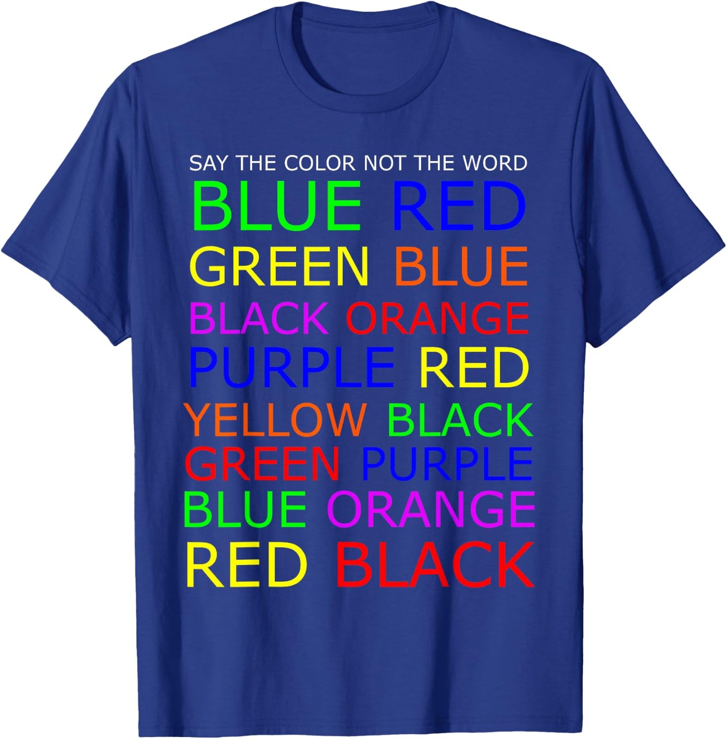 Neuroscience Brain Teaser Fun Science Teacher Men Women Gift T-Shirt - T-Shirt | Royal