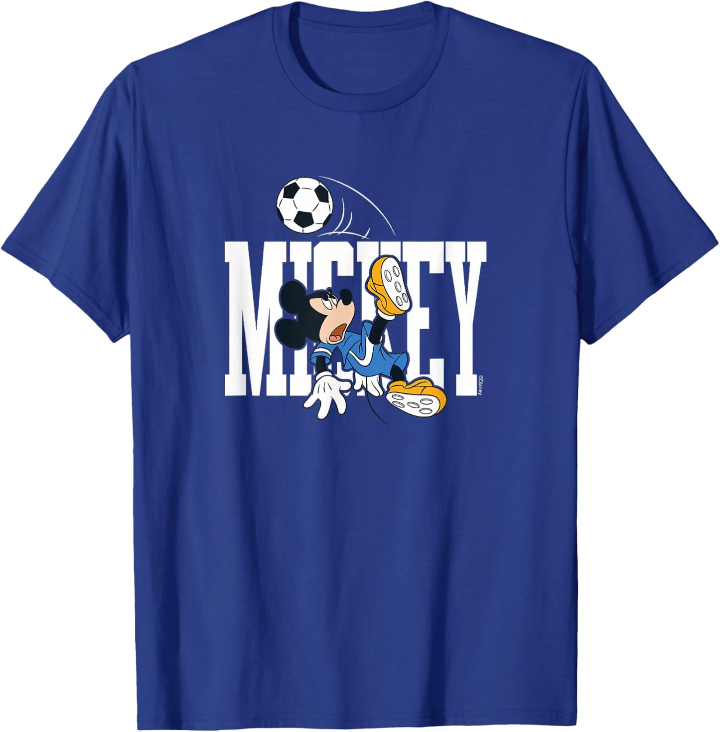 Disney - Mickey Soccer Kick T-Shirt - T-Shirt | Royal