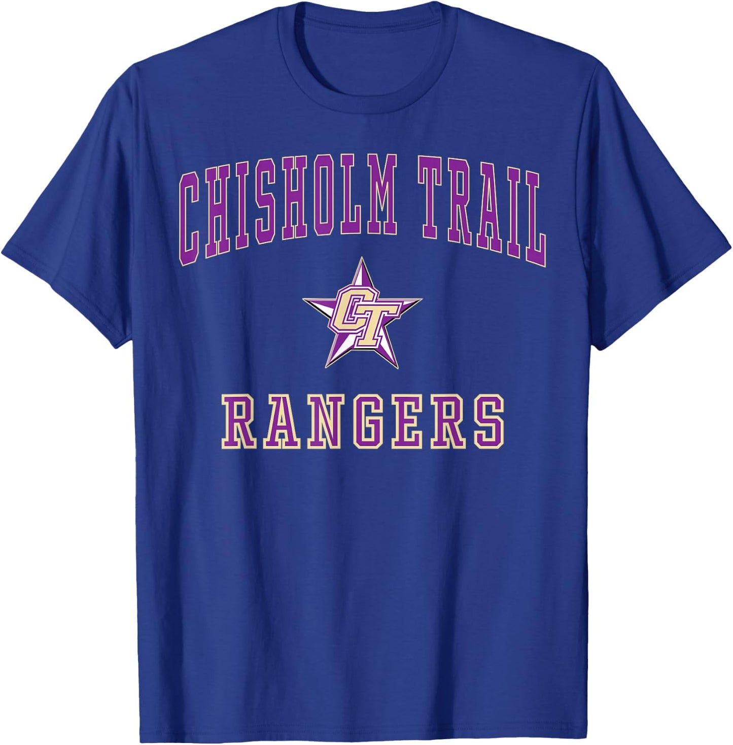 Chisholm Trail High School Rangers C1 T-Shirt - T-Shirt | Royal