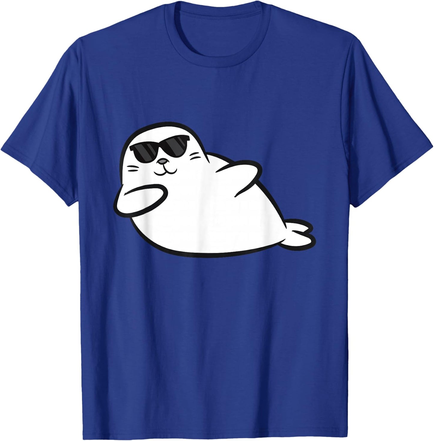 Dabbing Seal Dancing Seal Cute Seals T-Shirt - T-Shirt | Royal