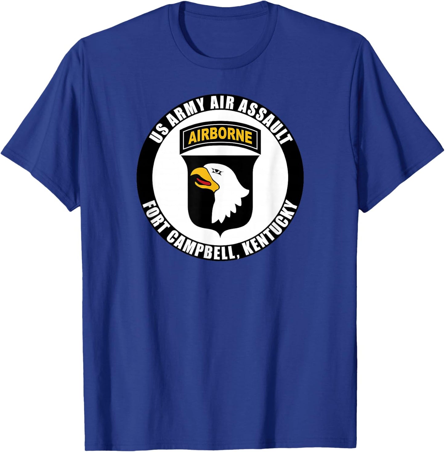 US Army Air Assault Fort Campbell Kentucky 101st Airborne T-Shirt - T-Shirt | Royal