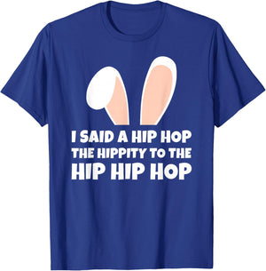 Easter bunny funny joke, cute hip hop rabbit T-Shirt - T-Shirt | Royal