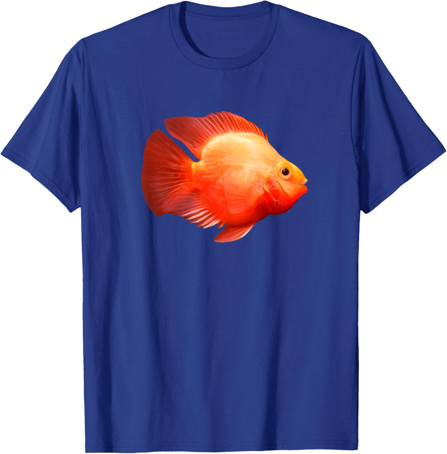 Blood Red Parrot Cichlid Aquarium Lovers Gift T-Shirt - T-Shirt | Royal