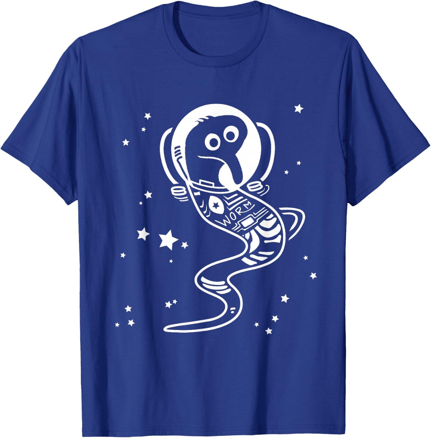 Worm on a String Meme Wormstronaut Retro Space Suit T-Shirt - T-Shirt | Royal