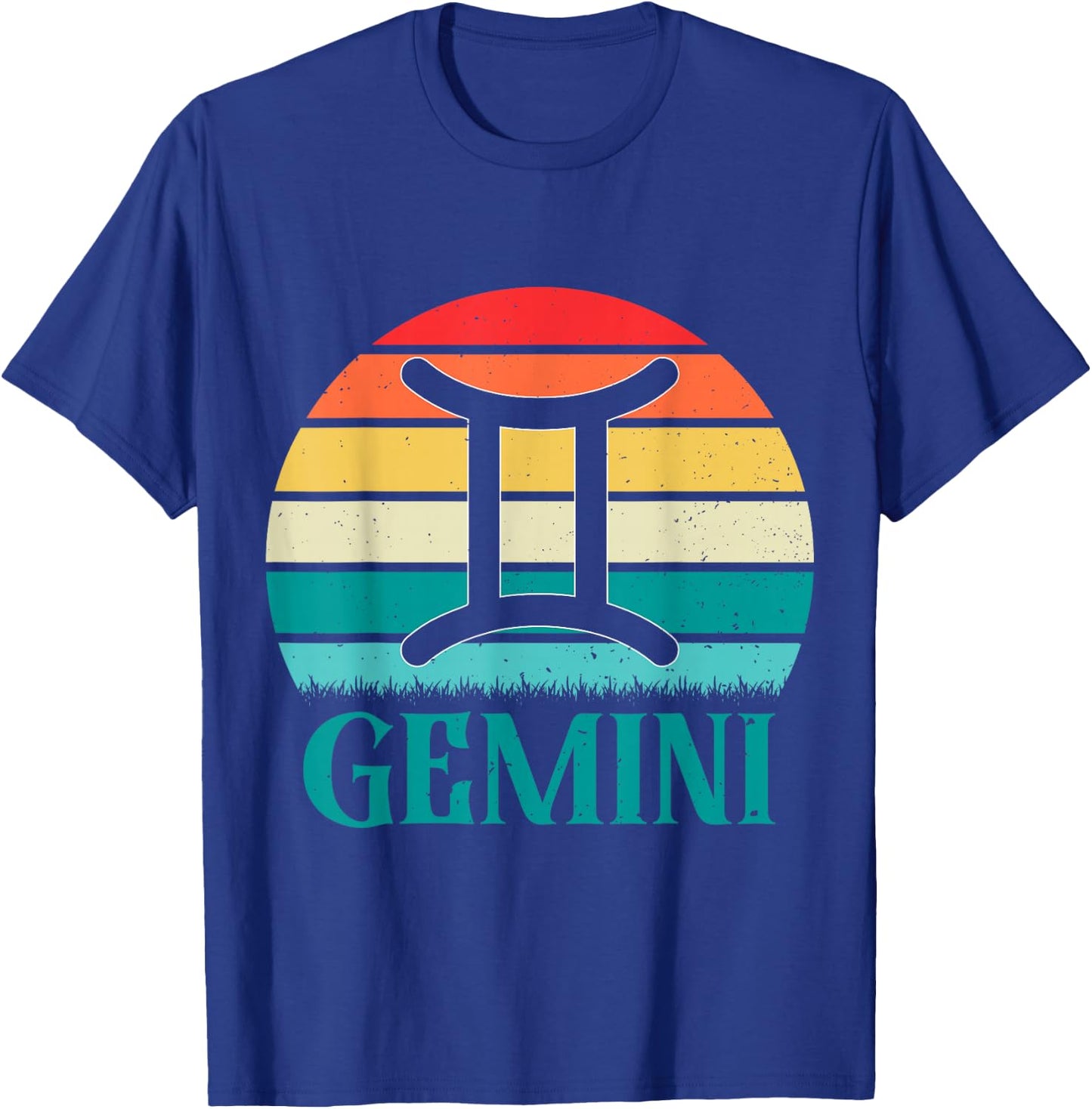 Gemini Sunset | Zodiac Sign T-Shirt - T-Shirt | Royal