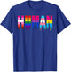 LGBT Shirts Human Dripping Rainbow Gay LGBTQ Pride Month T-Shirt - T-Shirt | Royal