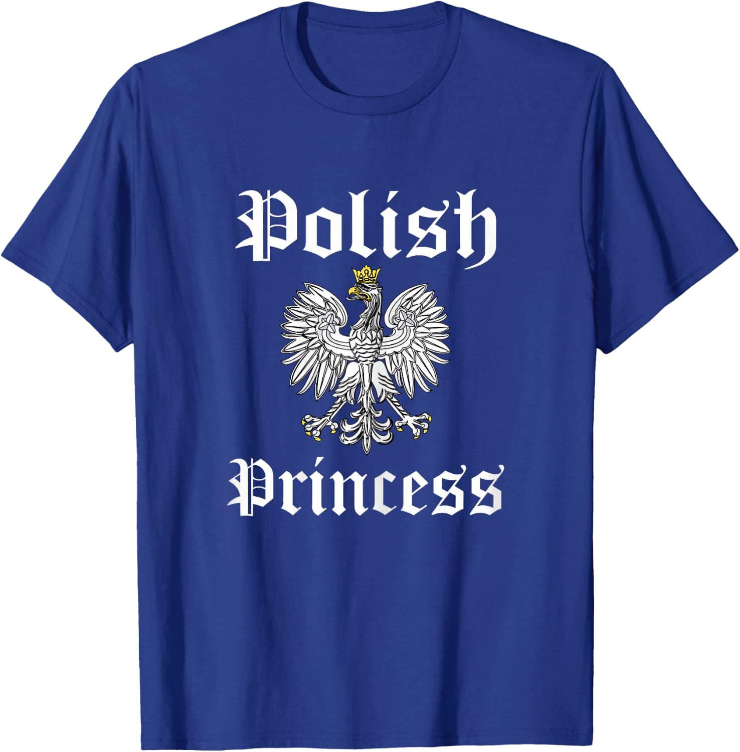 Polish Princess Girls Polska Pride Poland Flag Gift T-Shirt - T-Shirt | Royal