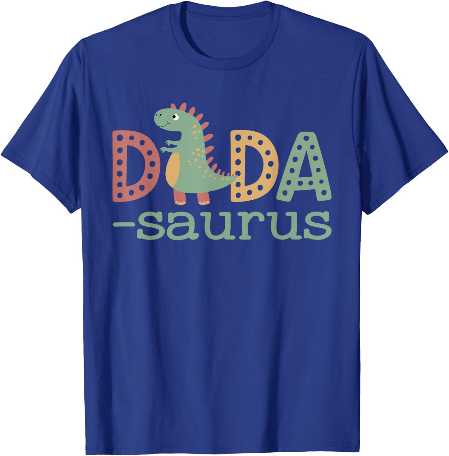 Dadasaurus T Rex Dinosaur Dada Saurus Family Matching Retro T-Shirt - T-Shirt | Royal