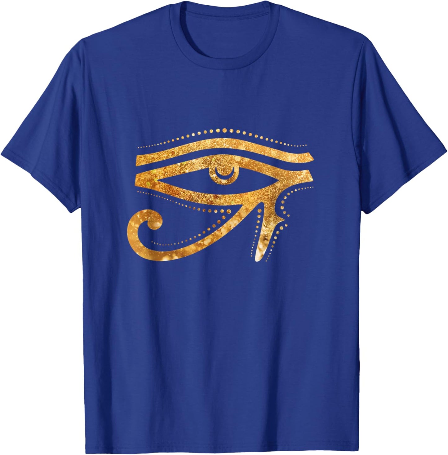 Golden Eye Of Ra Egyptian Hieroglyph Pharao Esoteric T-Shirt - T-Shirt | Royal