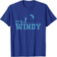 Kitelandboarding It's Windy Outdoors T-Shirt - T-Shirt | Royal