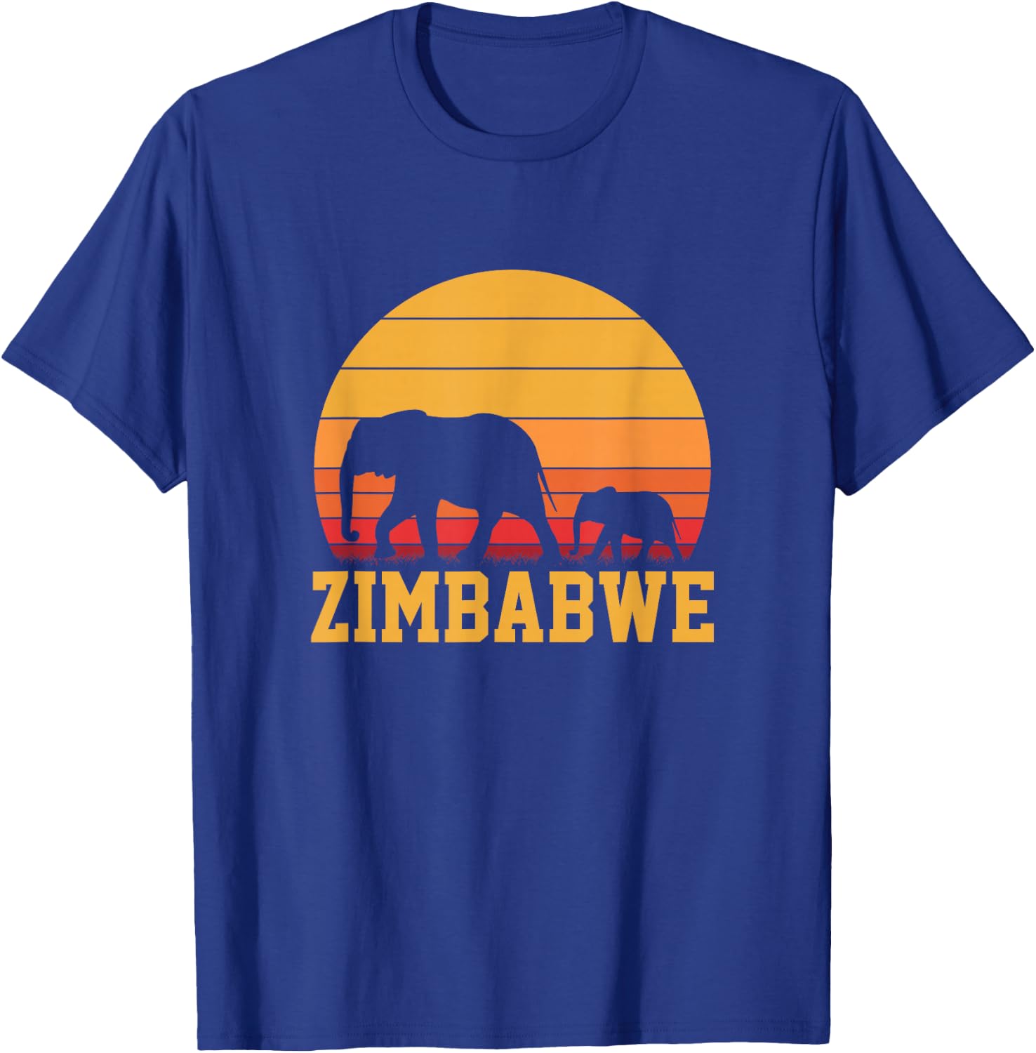 Zimbabwe Elephant, Zimbabwe T-Shirt - T-Shirt | Royal