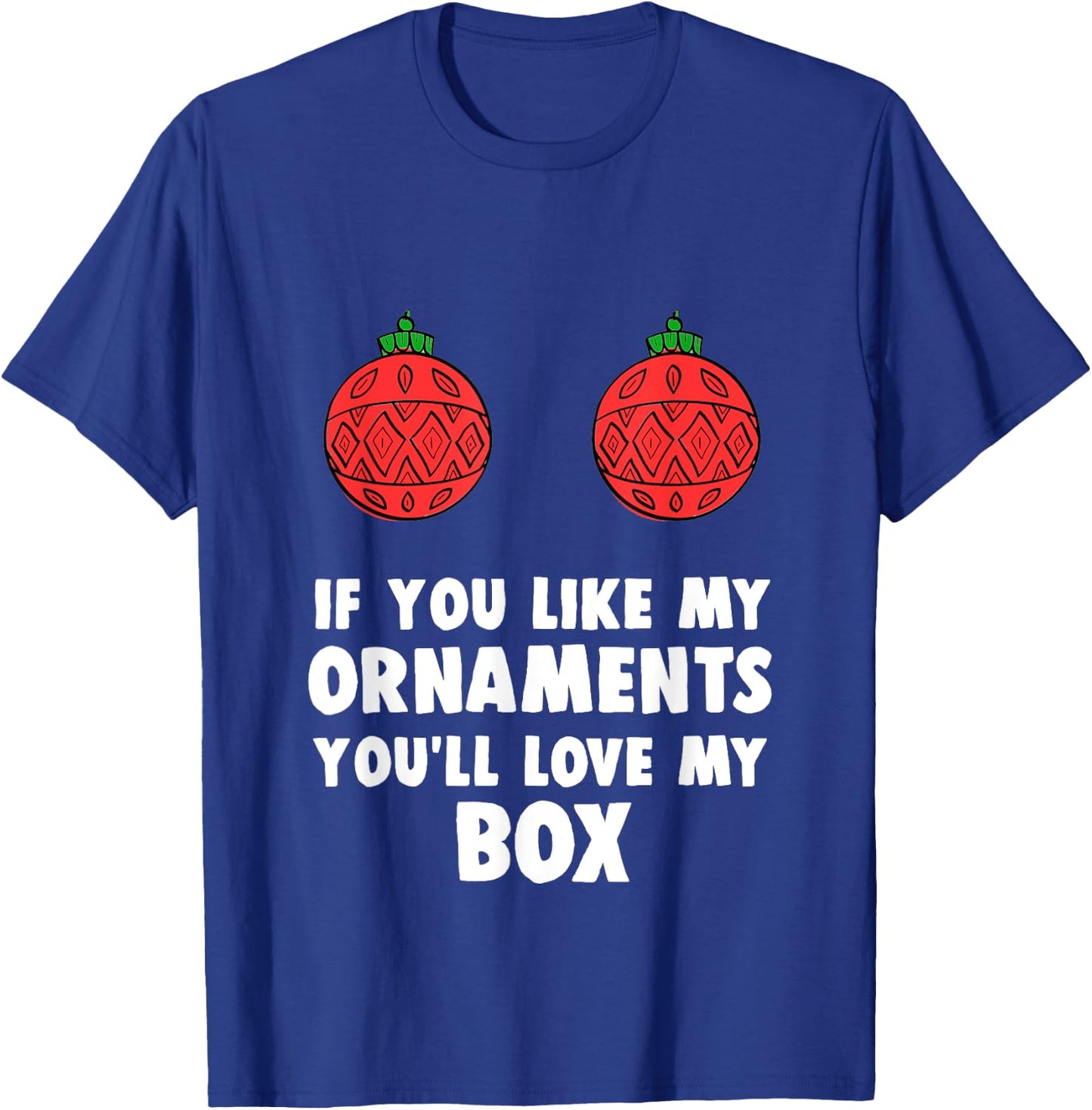 Funny Inappropriate Christmas Gag Xmas Gift T-Shirt - T-Shirt | Royal