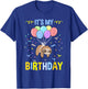 Its My Birthday Sloth T-Shirt - T-Shirt | Royal