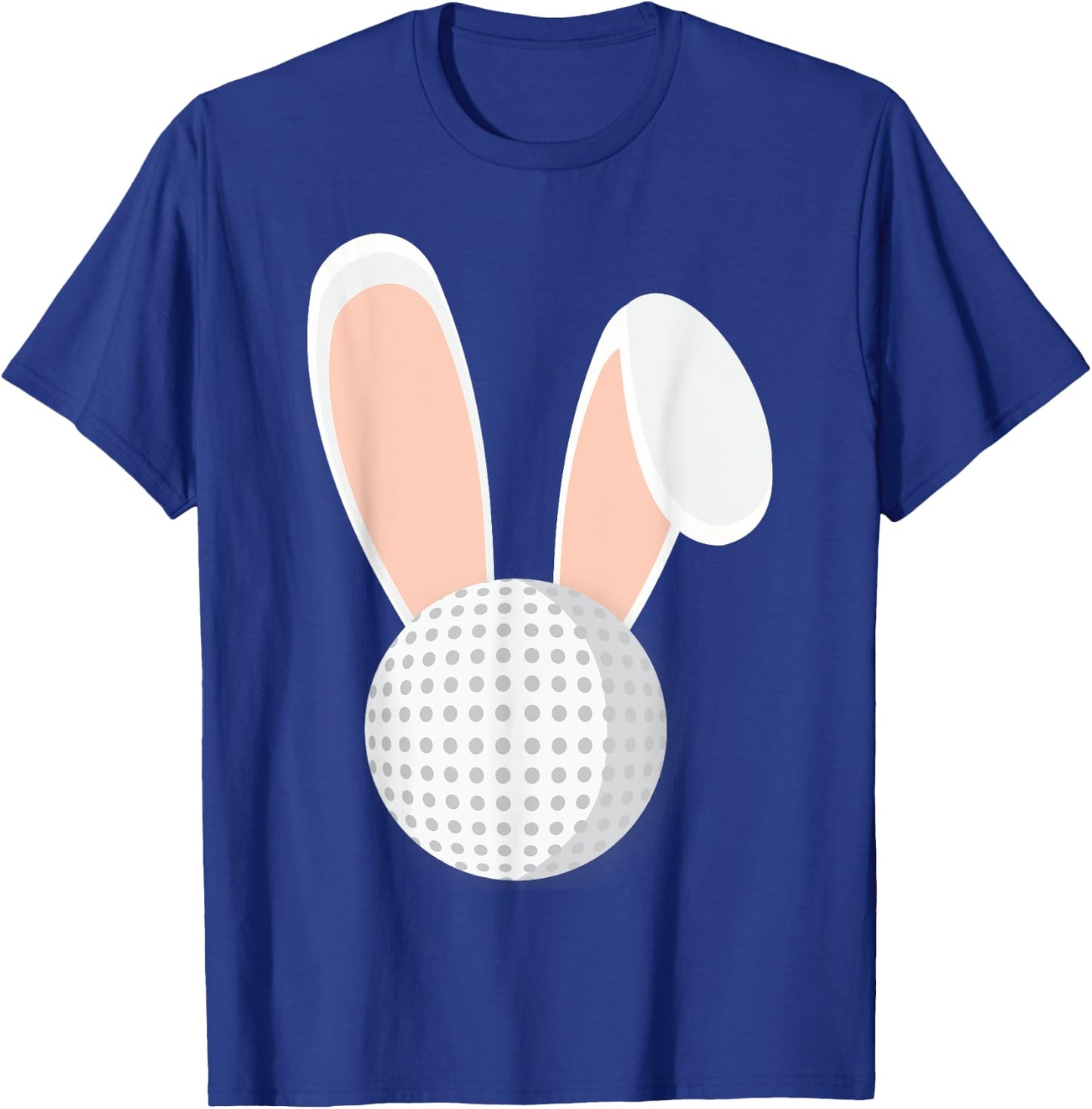 Easter Rabbit Bunny Golf Ball Golfer Funny Holiday T-Shirt - T-Shirt | Royal